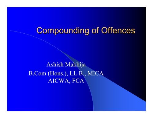 compounding of offences