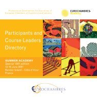 download directory - Eurochambres Academy