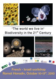 Biodiversity in the 21st Century - The French Scientific Office for ...