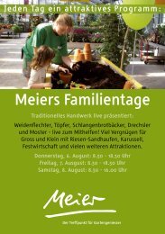 Meiers Familientage - Ernst Meier AG