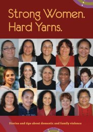 Strong Women. Hard Yarns. - Qld Centre for Domestic and Family ...