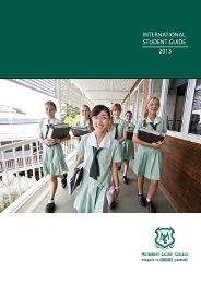 INTERNATIONAL STUDENT GUIDE 2013 - Methodist Ladies' College