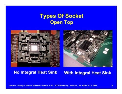 Burn-in & Test Socket Workshop - BiTS Workshop