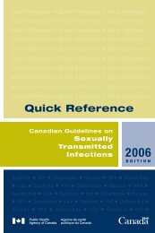 Quick Reference Canadian Guidelines on Sexually ... - pasan