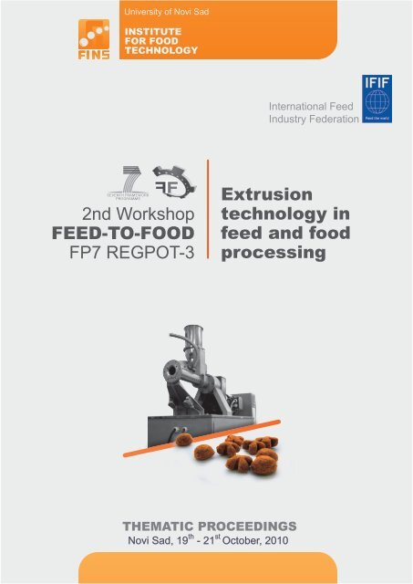 Extrusion technology in feed and food processing 2nd ... - FINS