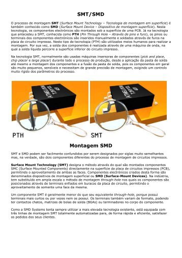 SMT e SMD - Comunidades