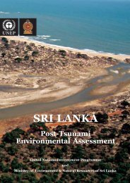 Sri Lanka Post-Tsunami Environmental Assessment - UNEP