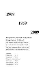 1909 1959 2009 Was geschah in Scharmede vor 50 Jahren?