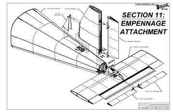 SECTION 11: EMPENNAGE ATTACHMENT - Van's Aircraft, Inc.