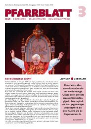 Pfarrblatt MÃ¤rz 2013 - Katholische Kirchgemeinde Chur