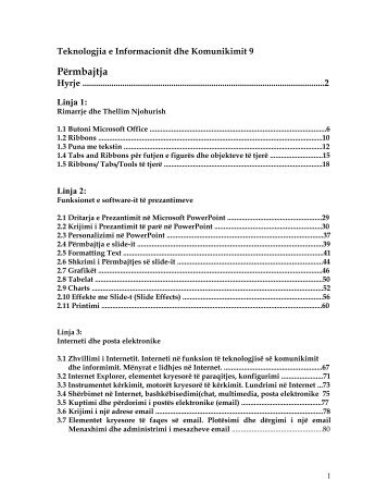 Libri i MÃ«suesit -Informatika 9