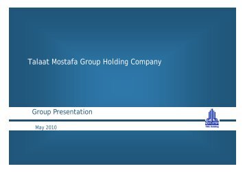 Talaat Mostafa Group Holding Company - Talaat Moustafa Group