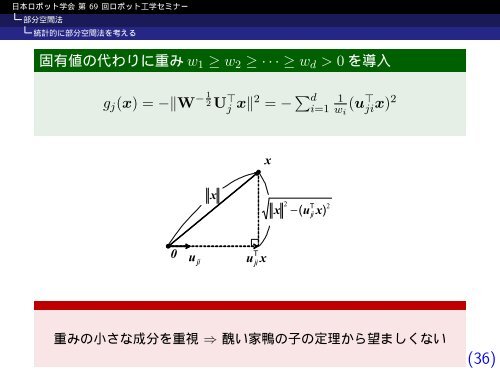 例題ではじめる部分空間法 - パターン認識へのいざない - - 東京農工大学