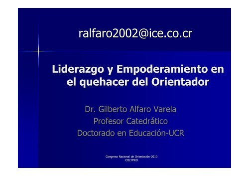 Liderazgo y empoderamiento profesional - Colypro