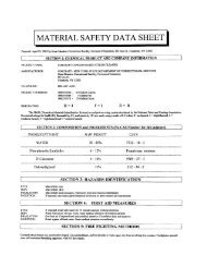 Concentrated Citrus Cleaner MSDS Sheet - Corcraft