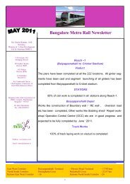 BMRC Newsletter - Bangalore Metro