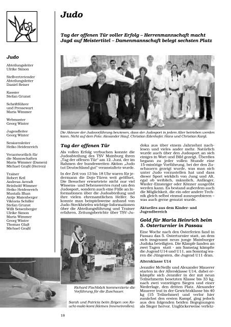 TSV-Nachrichten 4/2005