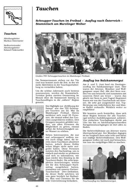 TSV-Nachrichten 4/2005