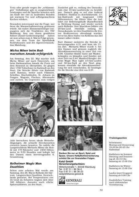 TSV-Nachrichten 4/2005