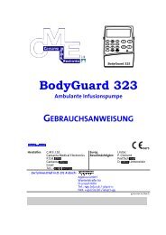 CME BodyGuard 323 (PDF, 2.678 kB) - Medigroba GmbH