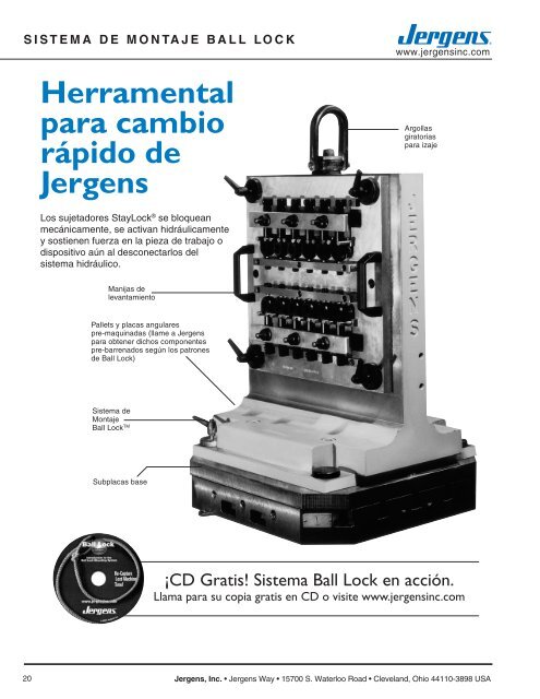 con sistema Ball Lock - Jergens Inc.