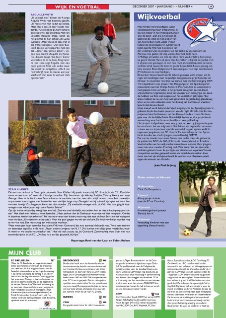 seizoen 2007/2008 nummer 4 - Rondom Voetbal