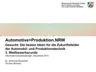 Ziele des operationellen Programms EFRE - Ziel2.NRW