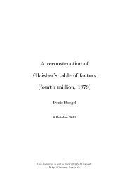 A reconstruction of Glaisher's table of factors (fourth million, 1879)