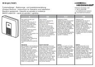 Anleitung D, GB, SL, HR - Heidemann