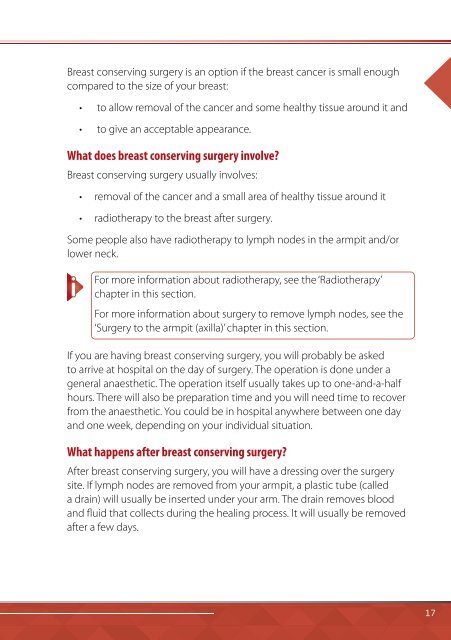 Early breast cancer: a guide for women - Cancer Australia