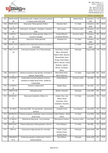 CATALOG GENERAL - UJmag