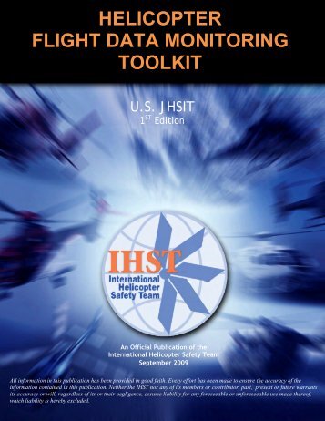 HELICOPTER FLIGHT DATA MONITORING TOOLKIT - IHST