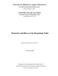 Heuristics and Biases at the Bargaining Table - Mediate.com