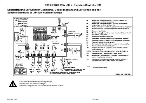 DTT 61/6201 115V -60Hz Standard-Controller CM ... - Pfannenberg