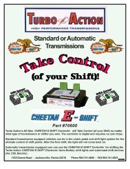 70600 CHEETAH E-SHIFT Controller Now includes ... - Turbo Action