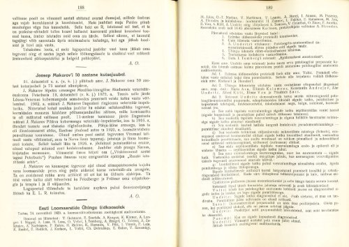 1929 Ringvaade nr.: 6 Loomaarstiteaduskonna esimene kÃ¼mnend ...
