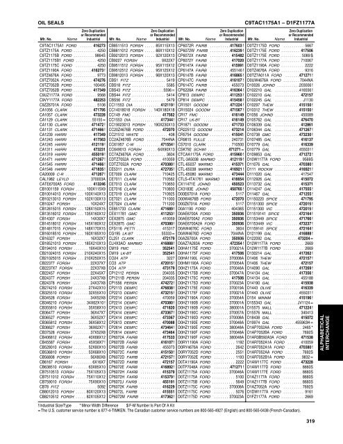 National/ Timken Seals Catalog - Norfolkbearings.com