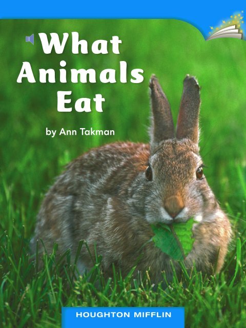 Lesson 24:What Animals Eat
