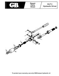 KLP2 Repair - Gardner Bender