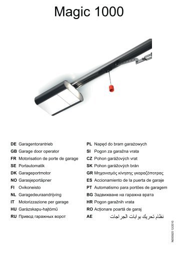 Montageanleitung Magic 1000 - Bild- u. Textteil - Normstahl