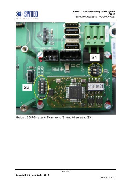 Profibus Dokumentation LPR-1D.pdf - Symeo