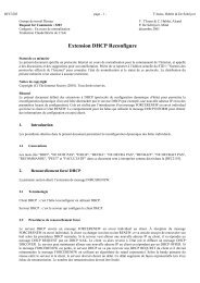 Extension DHCP Reconfigure - RFC