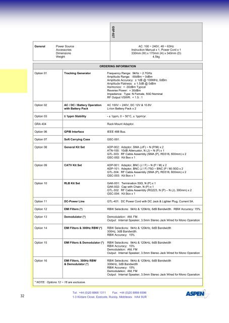 2nd Edition 2nd Edition - Aspen Electronics