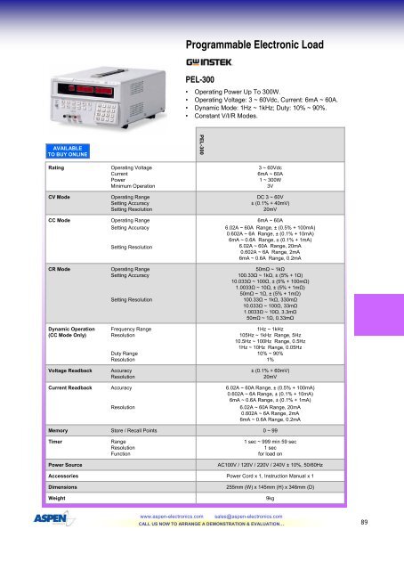 2nd Edition 2nd Edition - Aspen Electronics