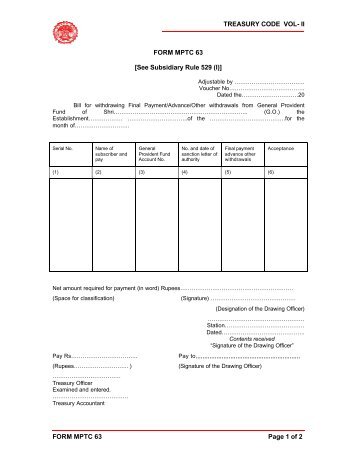 See Subsidiary Rule 529 (I) - Mptreasury.org