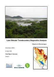 Lake Shkoder Transboundary Diagnostics Analysis - International ...