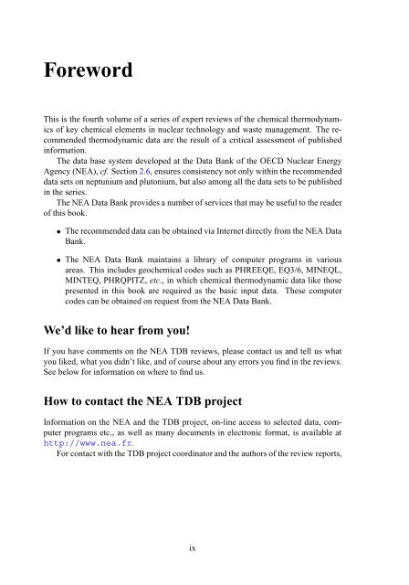 chemical thermodynamics of neptunium and plutonium - U.S. ...