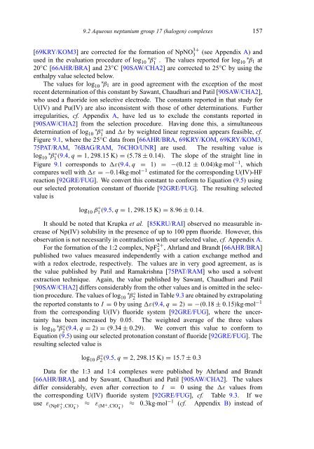 chemical thermodynamics of neptunium and plutonium - U.S. ...