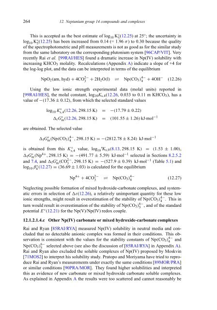 chemical thermodynamics of neptunium and plutonium - U.S. ...