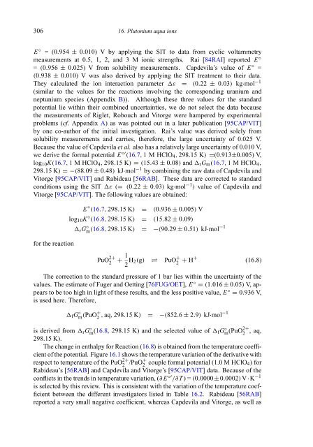 chemical thermodynamics of neptunium and plutonium - U.S. ...